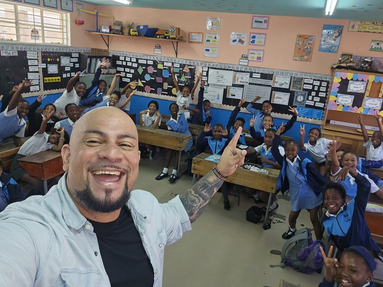 Transforming education: Devon Petersen’s darts programme reaches 500 schools.